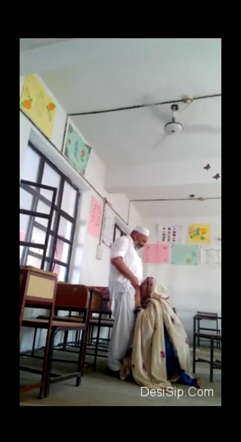 Muslim principal affair with school teacher captured by hidden... image