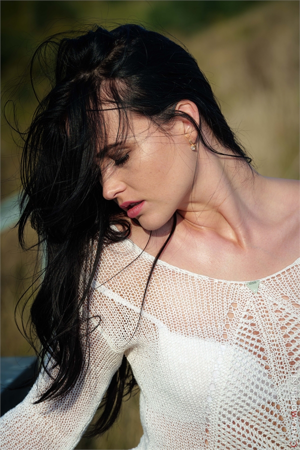 Gabby Bella supermodel in white panties at rails Charmmodels.net #OUEVVKUj