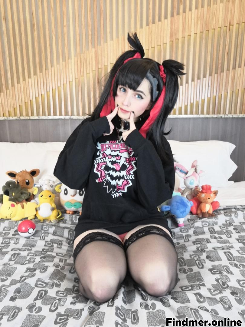 Hana Bunny Lewd Black Lingerie #JGS7ZsWK